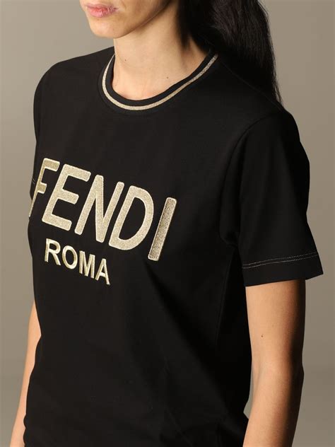 fendi roma shirt womens|fendi graphic tees.